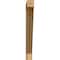 Ekena Millwork Traditional Block Rough Sawn Bracket, Western Red Cedar, 4"W x 32"D x 36"H BKT04X32X36TRA05RWR - alternate 2